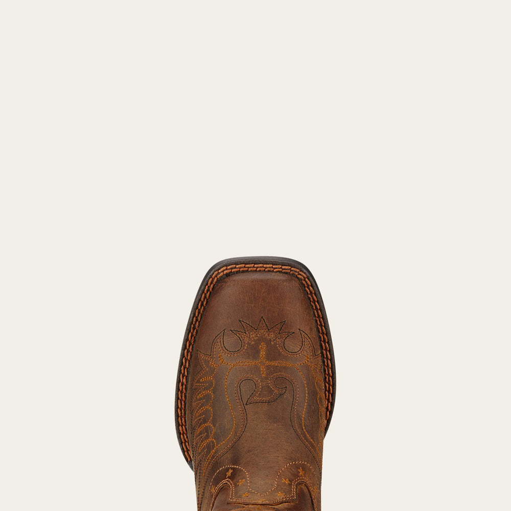 Honor Western Boot Kids - DISTRESSED BROWN