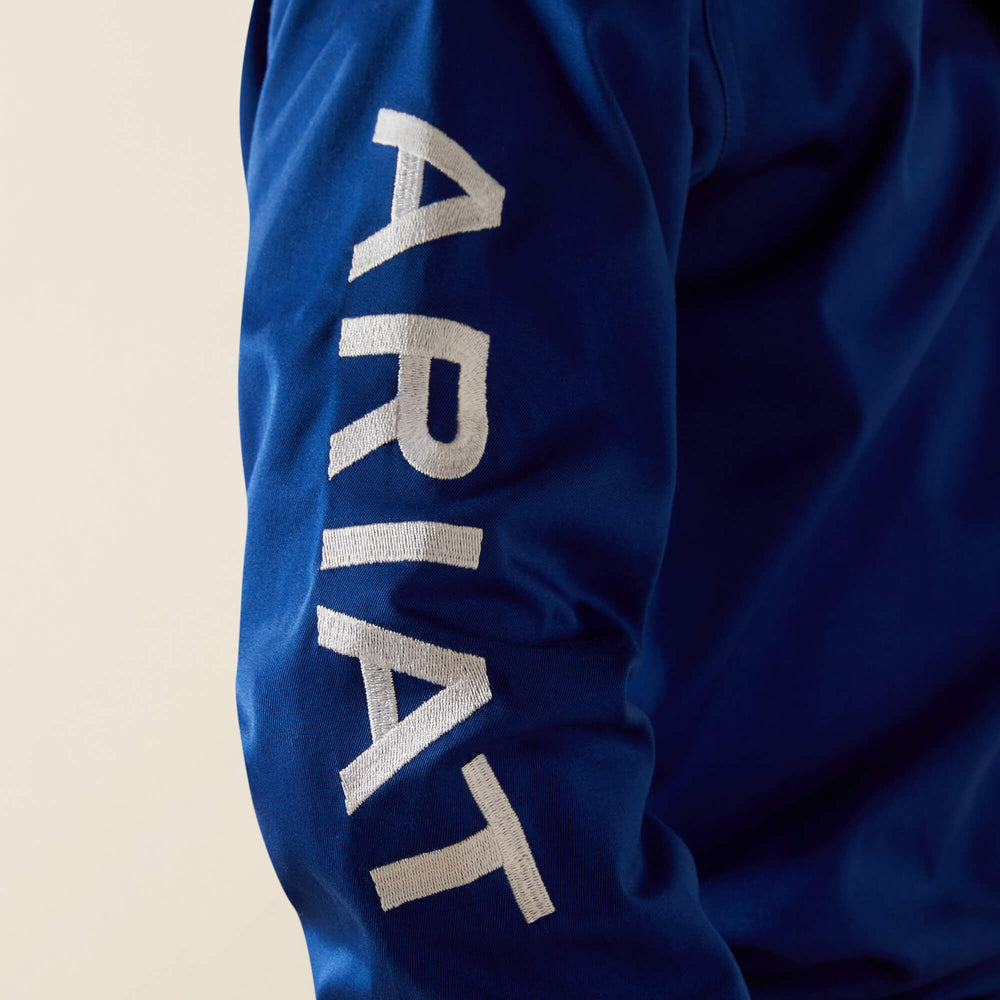 Team Logo Twill Classic Fit Shirt Kids - ULTRAMARINE/WHITE