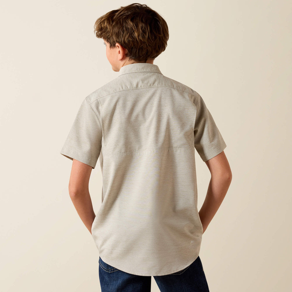 VenTEK Outbound Heathered Classic Fit Shirt Kids - GREEN