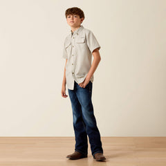 VenTEK Outbound Heathered Classic Fit Shirt Kids - GREEN