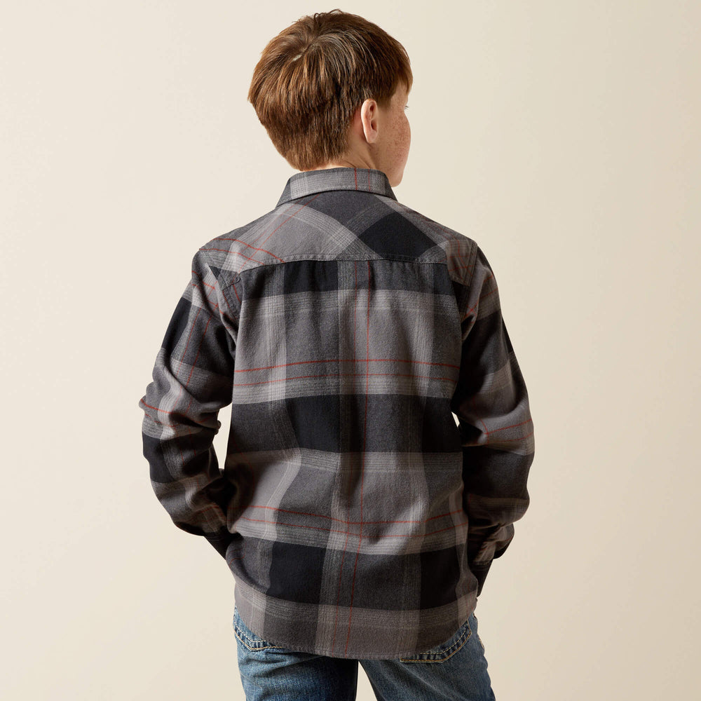 Hernandez Retro Classic Fit Shirt Kids - DARK GREY