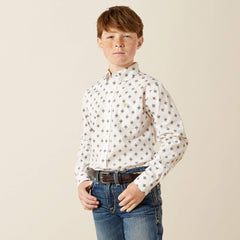 Thell Classic Fit Shirt Kids - WHITE