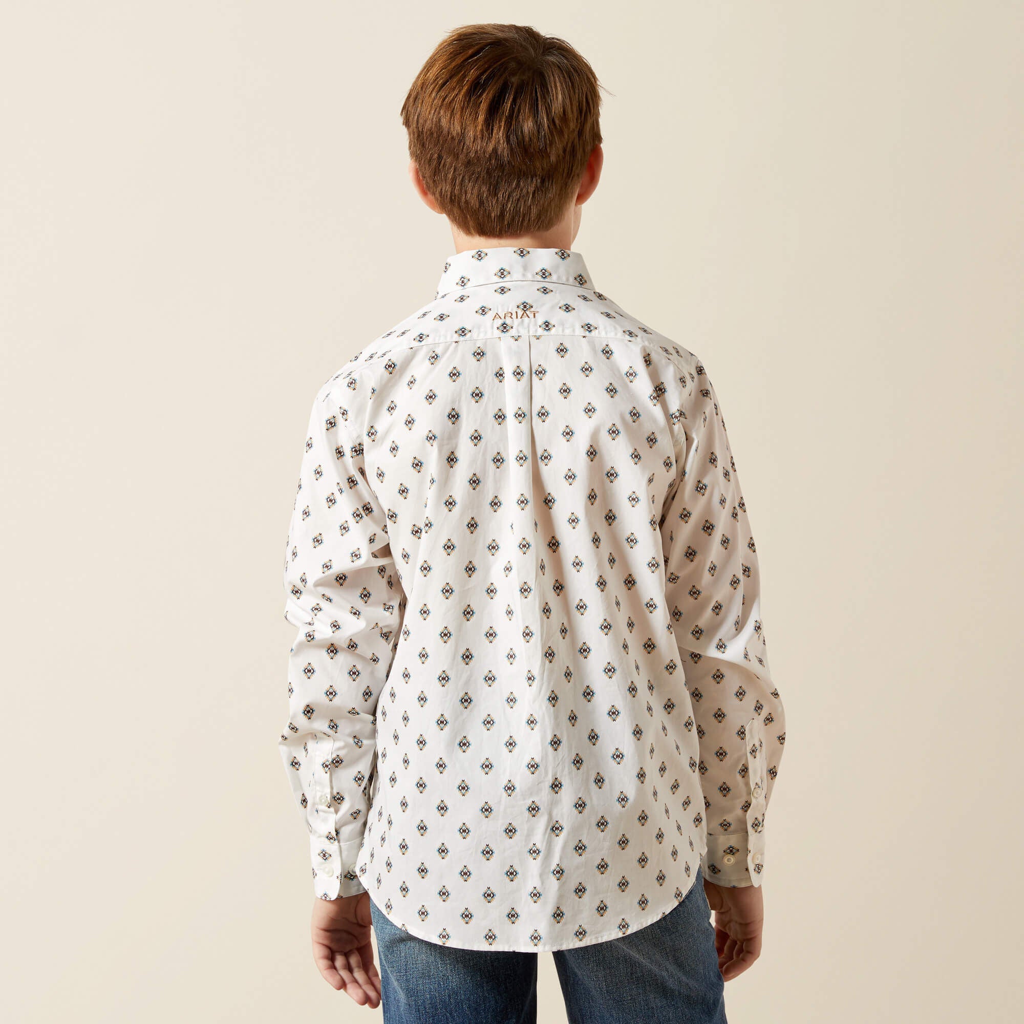 Thell Classic Fit Shirt Kids - WHITE