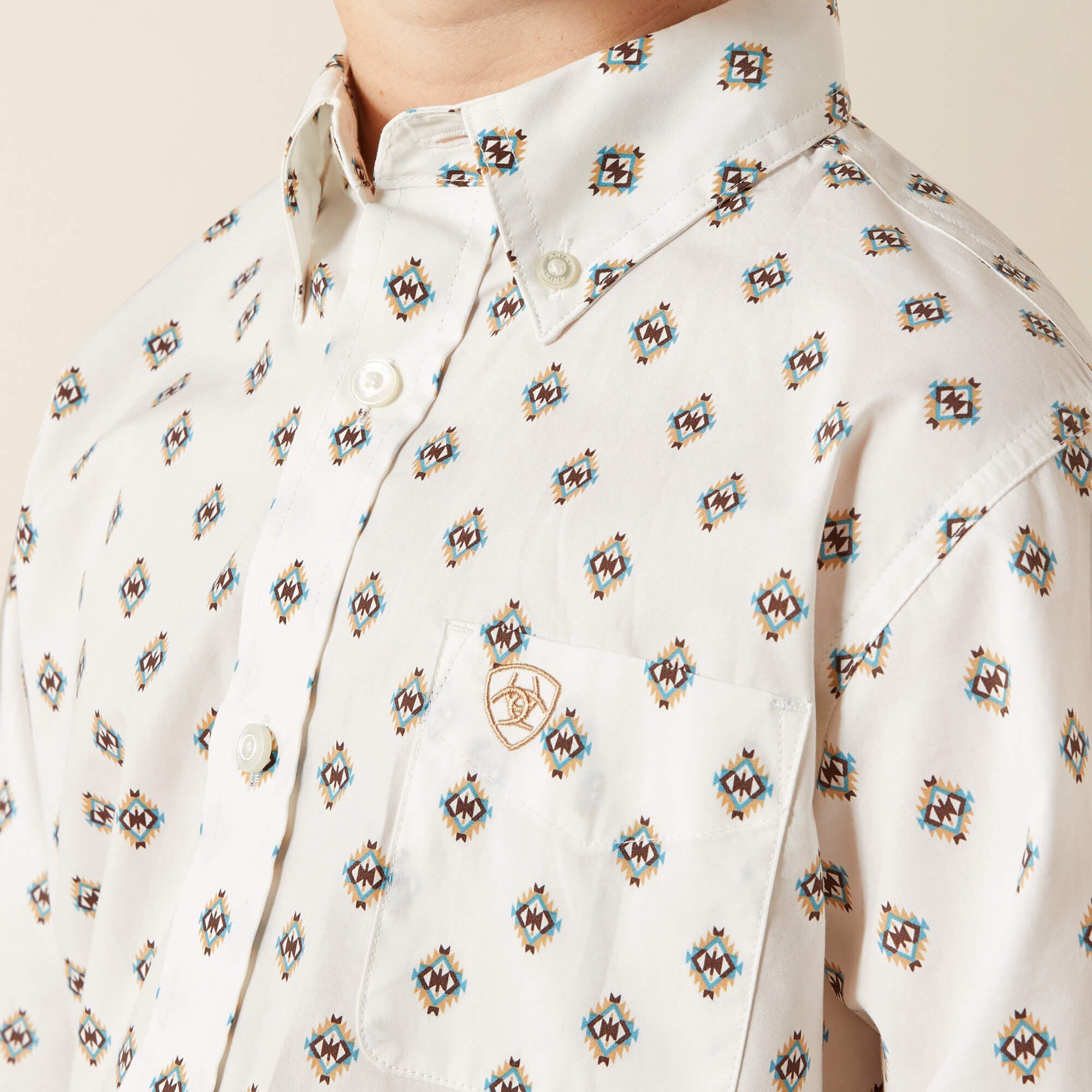 Thell Classic Fit Shirt Kids - WHITE