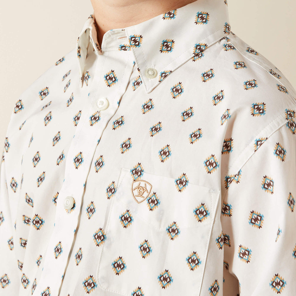 Thell Classic Fit Shirt Kids - WHITE
