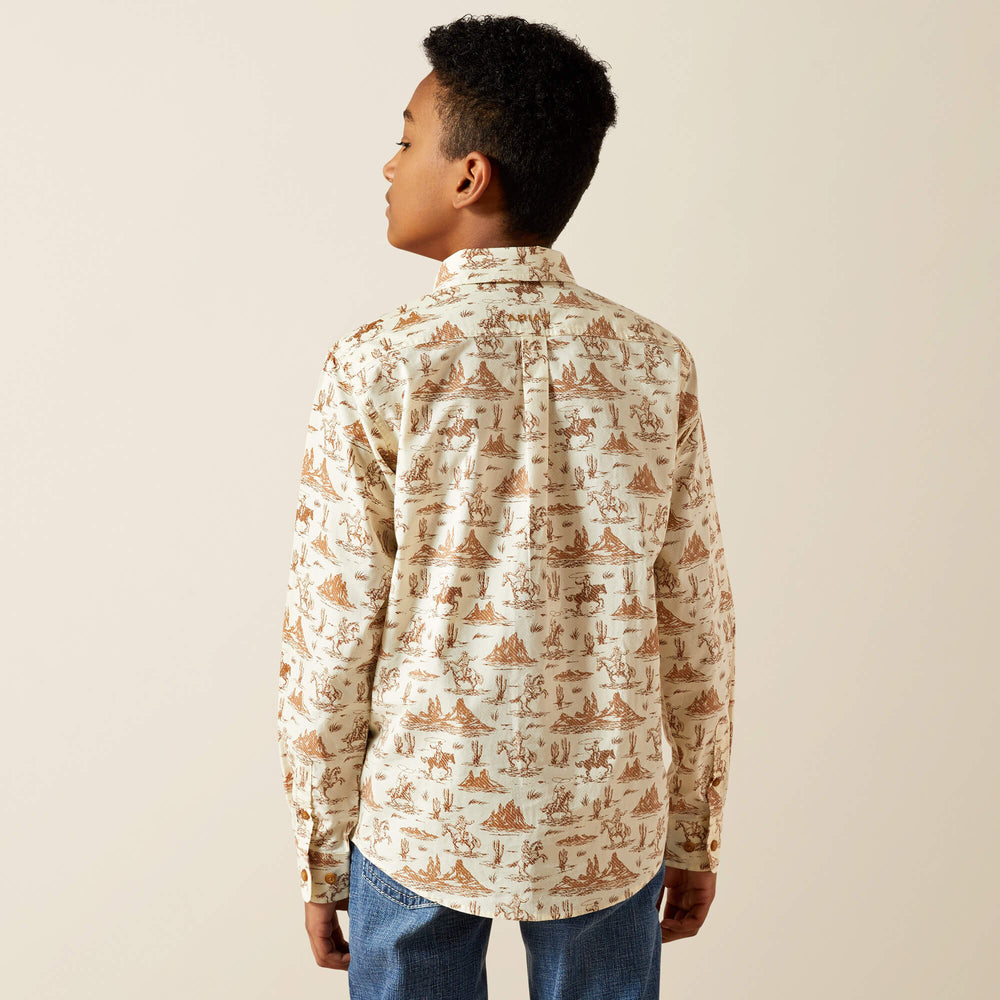 Saint Classic Fit Shirt Kids - CREAM