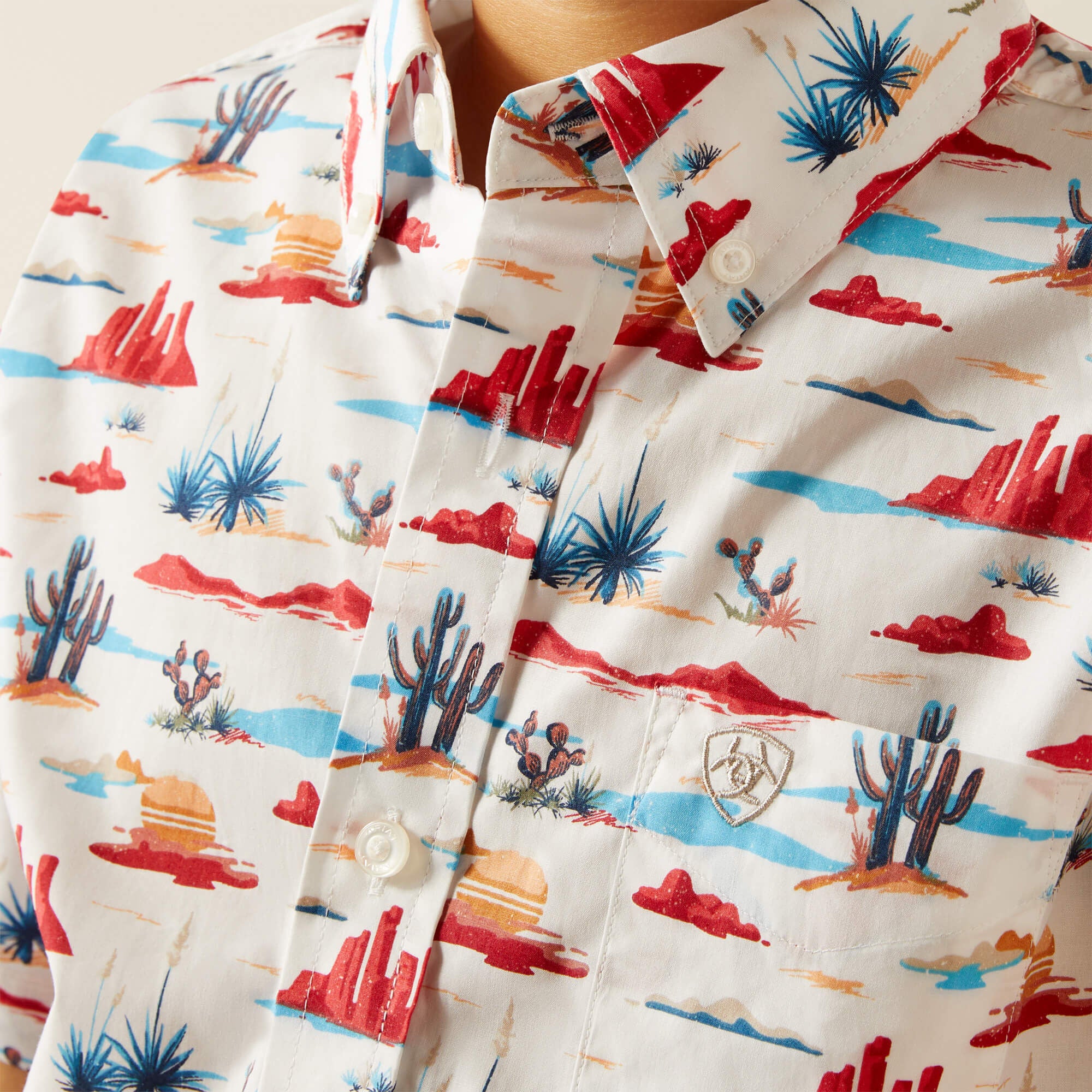 Scout Classic Fit Shirt Kids - WHITE