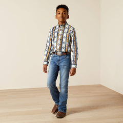 Shilo Classic Fit Shirt Kids - BLUE