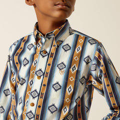 Shilo Classic Fit Shirt Kids - BLUE