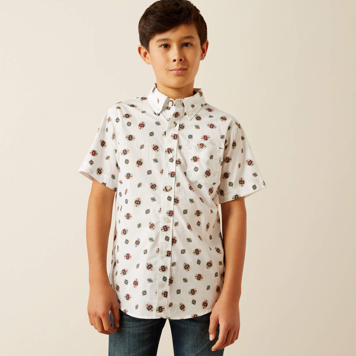 Westscott Classic Fit Shirt Kids - WHITE