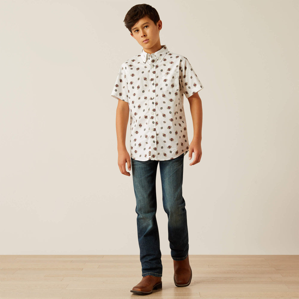 Westscott Classic Fit Shirt Kids - WHITE