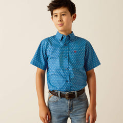 Scott Classic Fit Shirt Kids - DARK TEAL