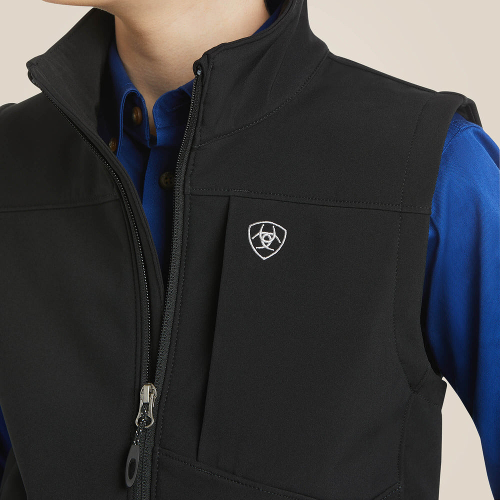 Vernon 2.0 Softshell Vest Kids - BLACK
