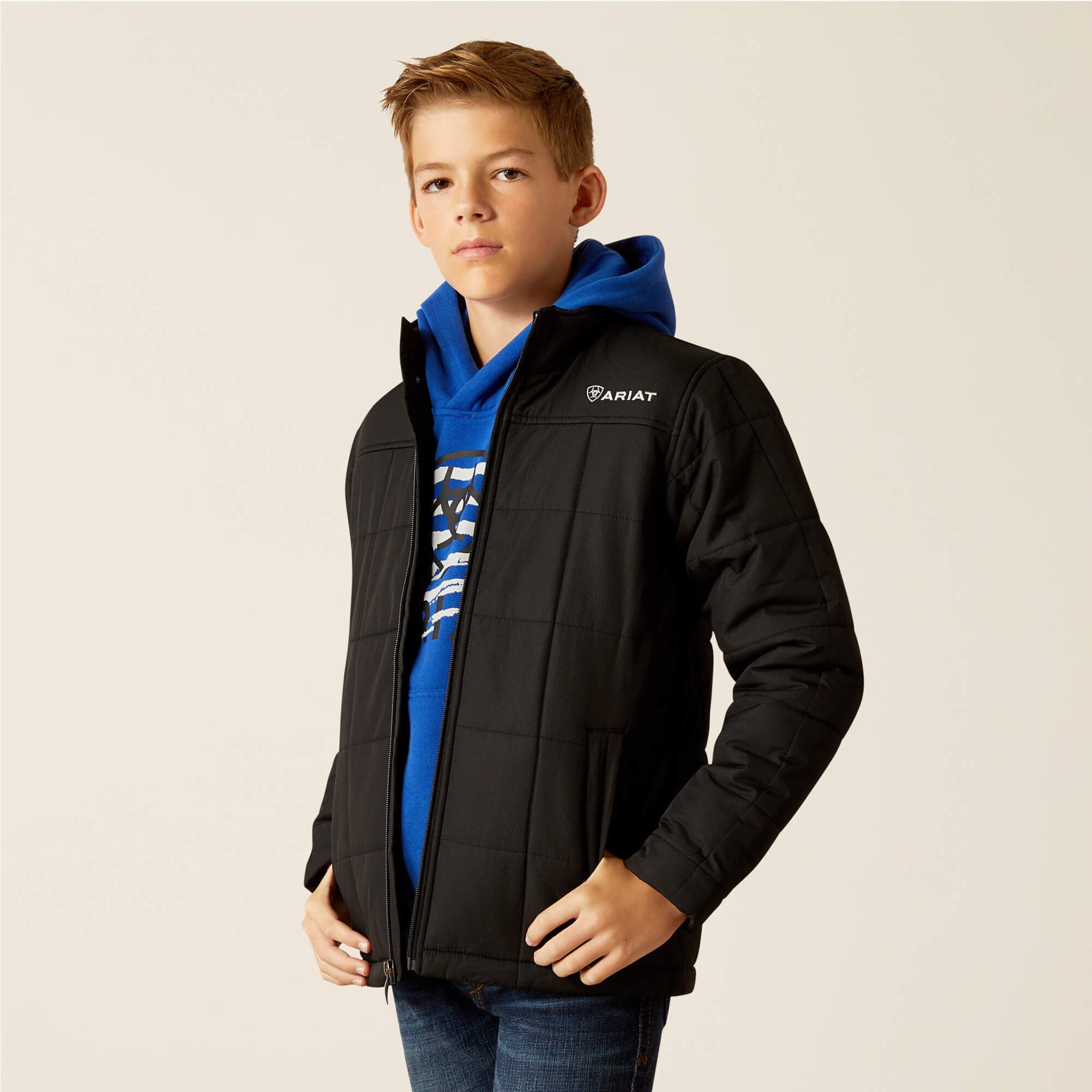 Crius Insulated Jacket Kids - BLACK