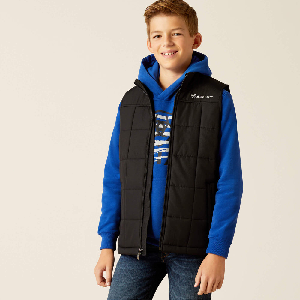 Crius Insulated Vest Kids - BLACK