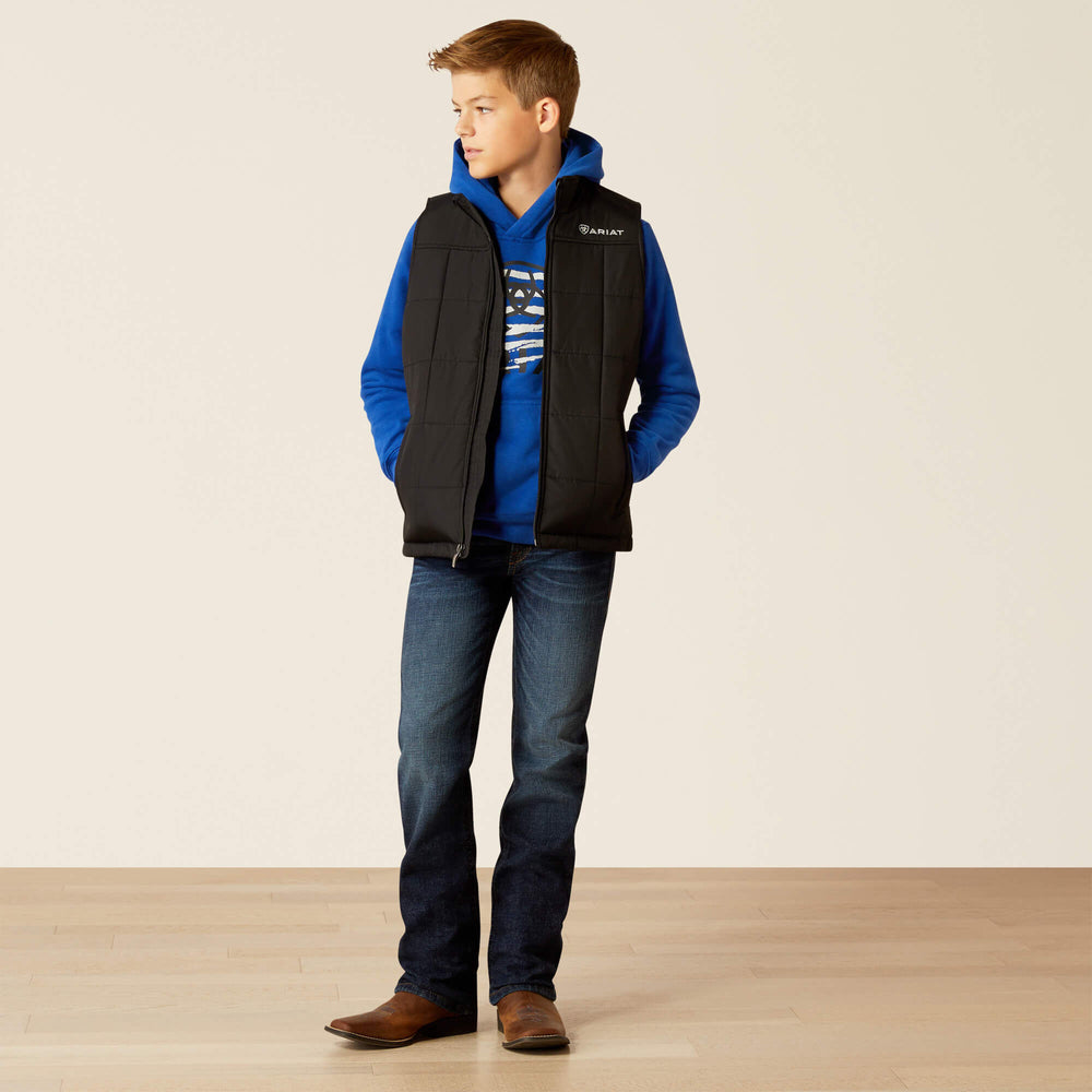Crius Insulated Vest Kids - BLACK