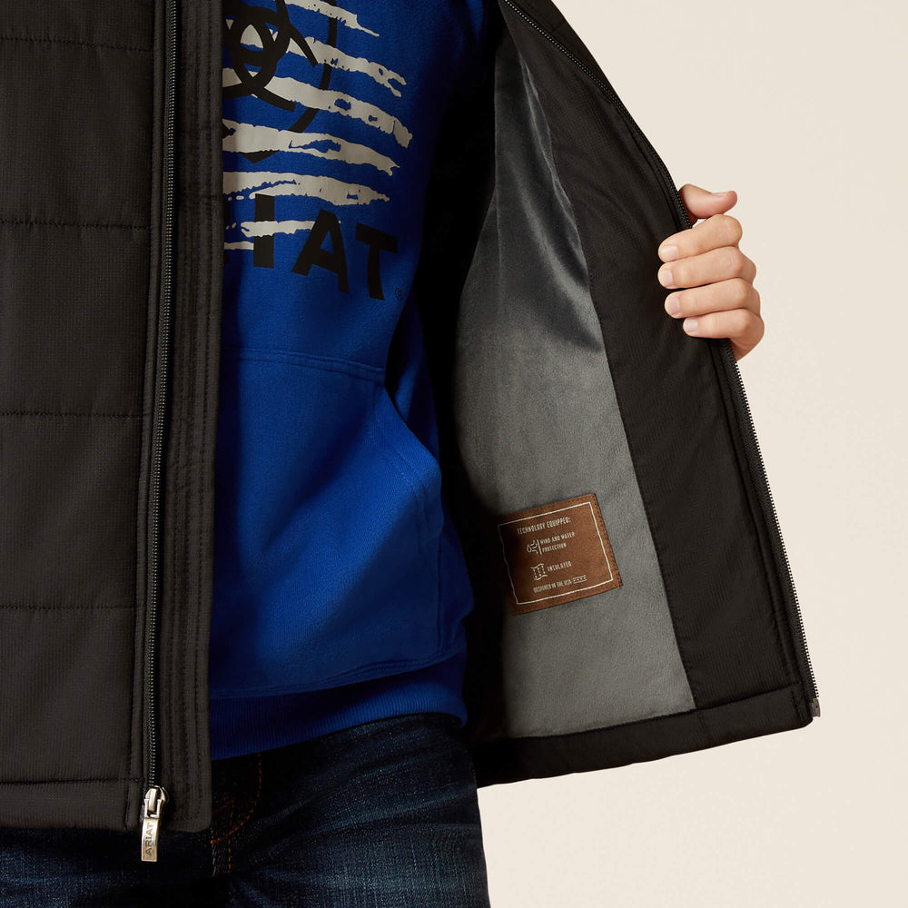 Crius Insulated Vest Kids - BLACK