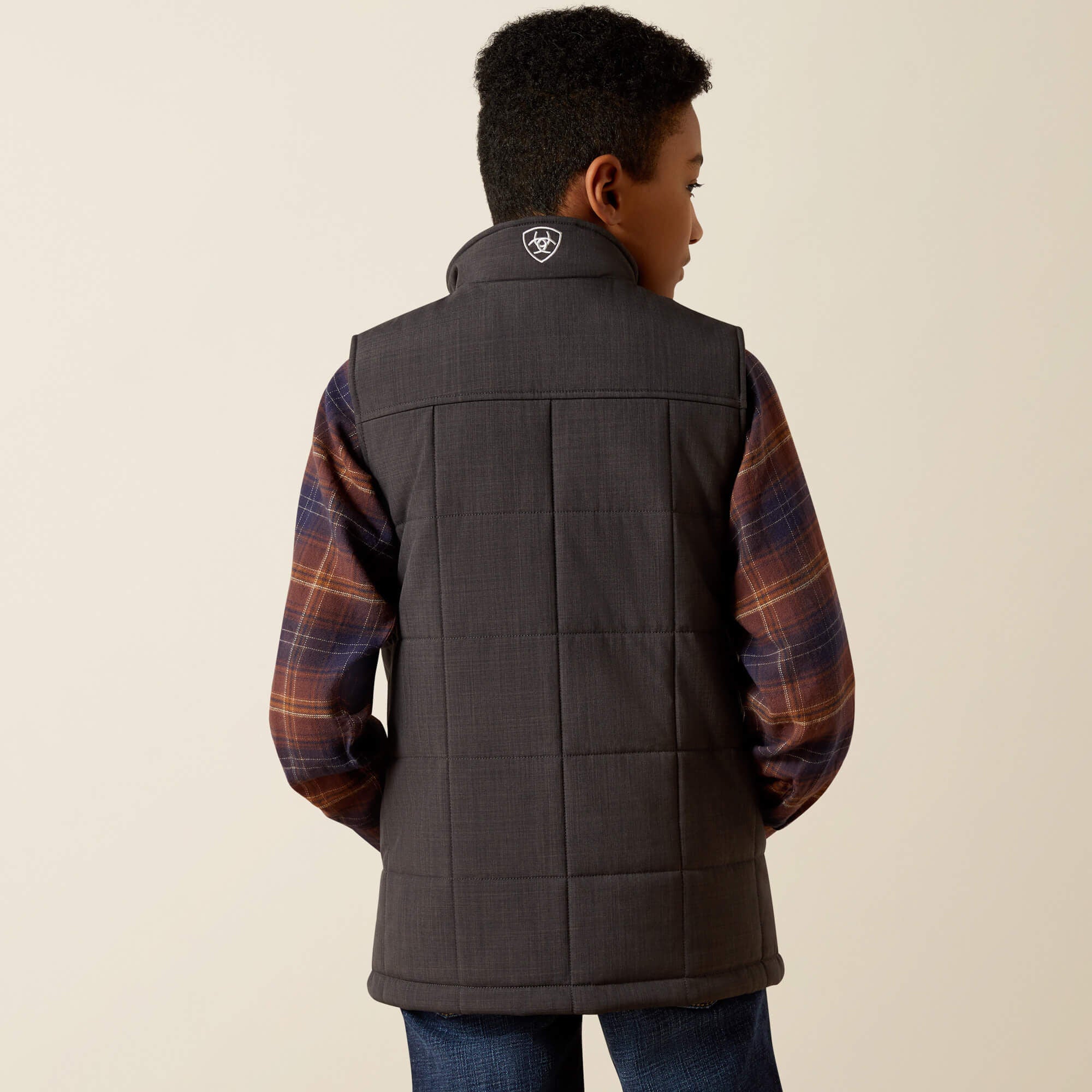 Crius Insulated Vest Kids - PHANTOM HEATHER