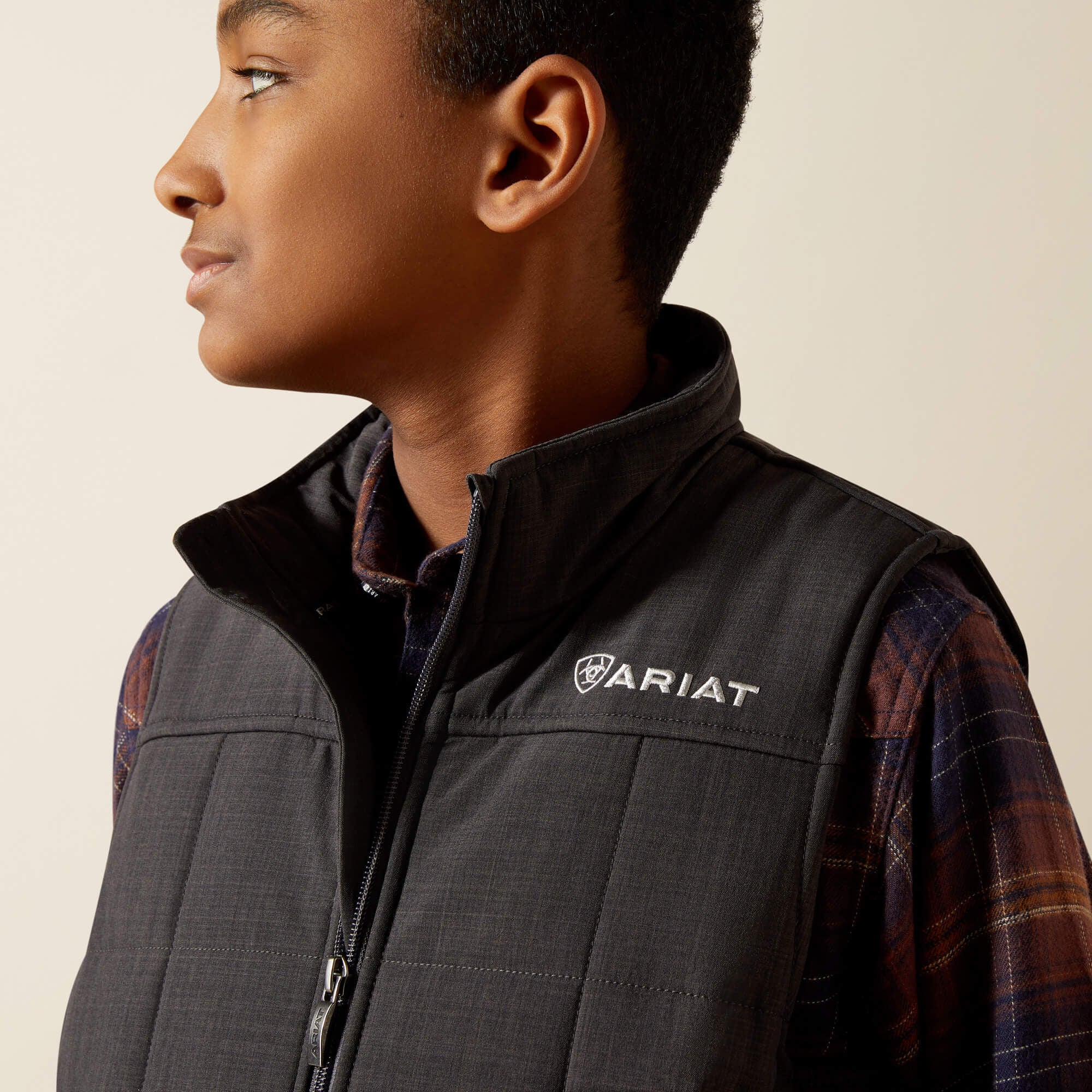 Crius Insulated Vest Kids - PHANTOM HEATHER