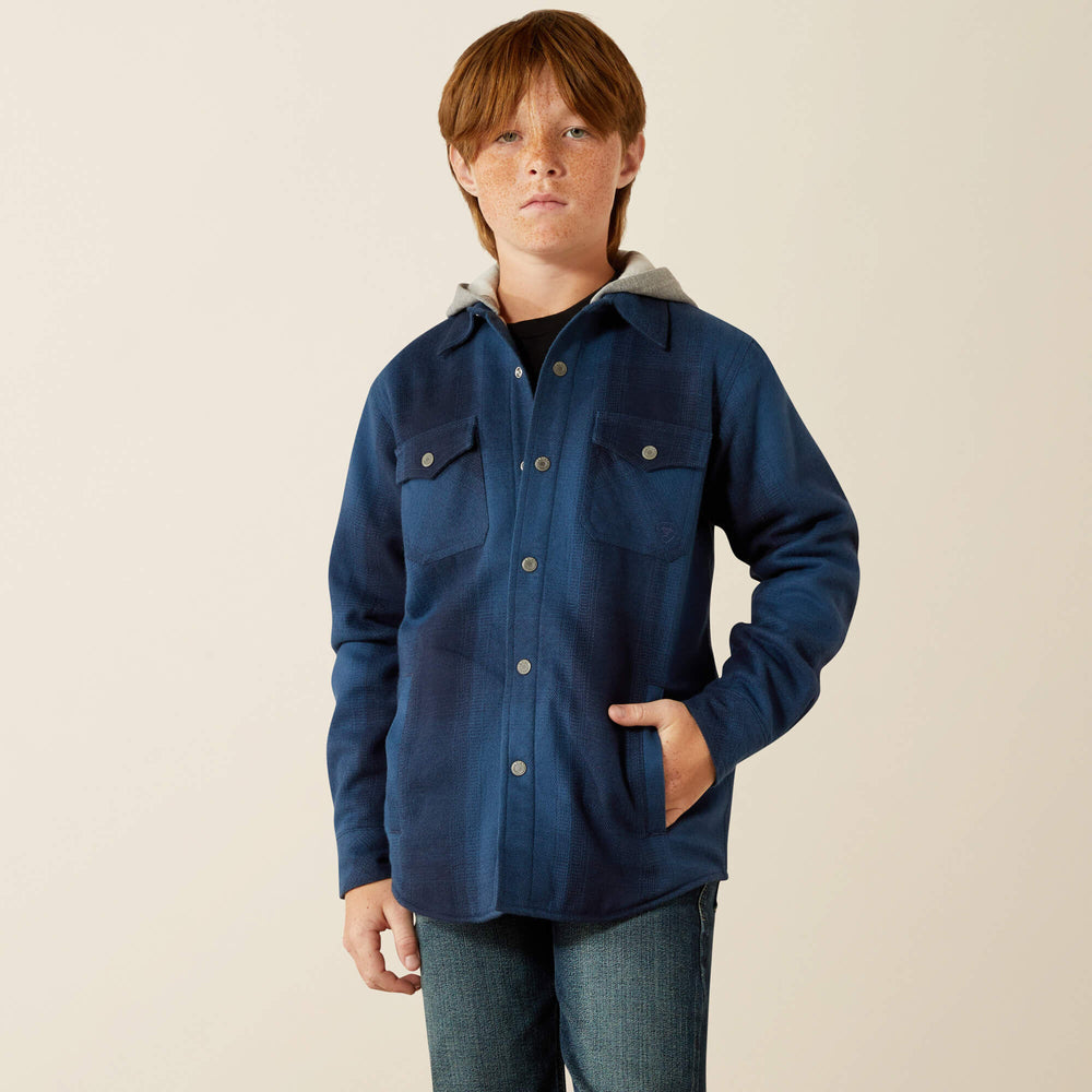Hicks Retro Shirt Jacket Kids - BLUE NIGHTS