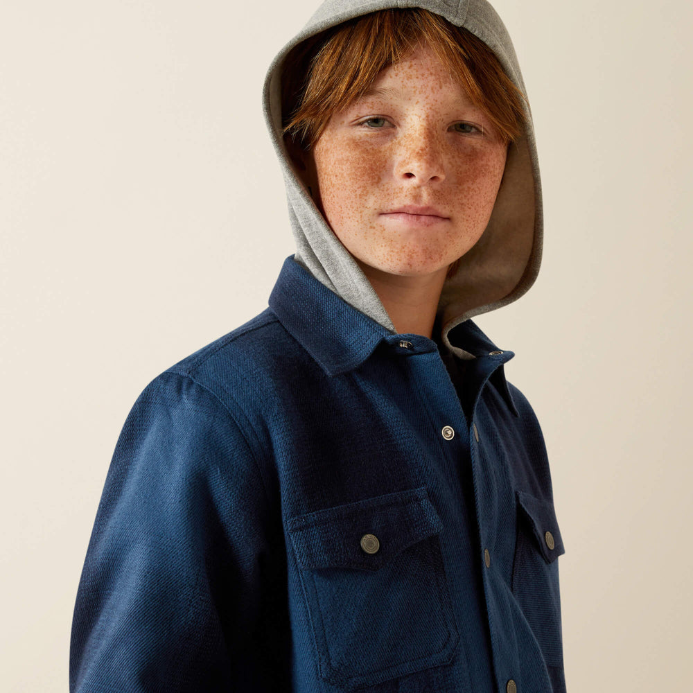 Hicks Retro Shirt Jacket Kids - BLUE NIGHTS