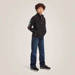 New Team Softshell MEXICO Jacket Kids - BLACK