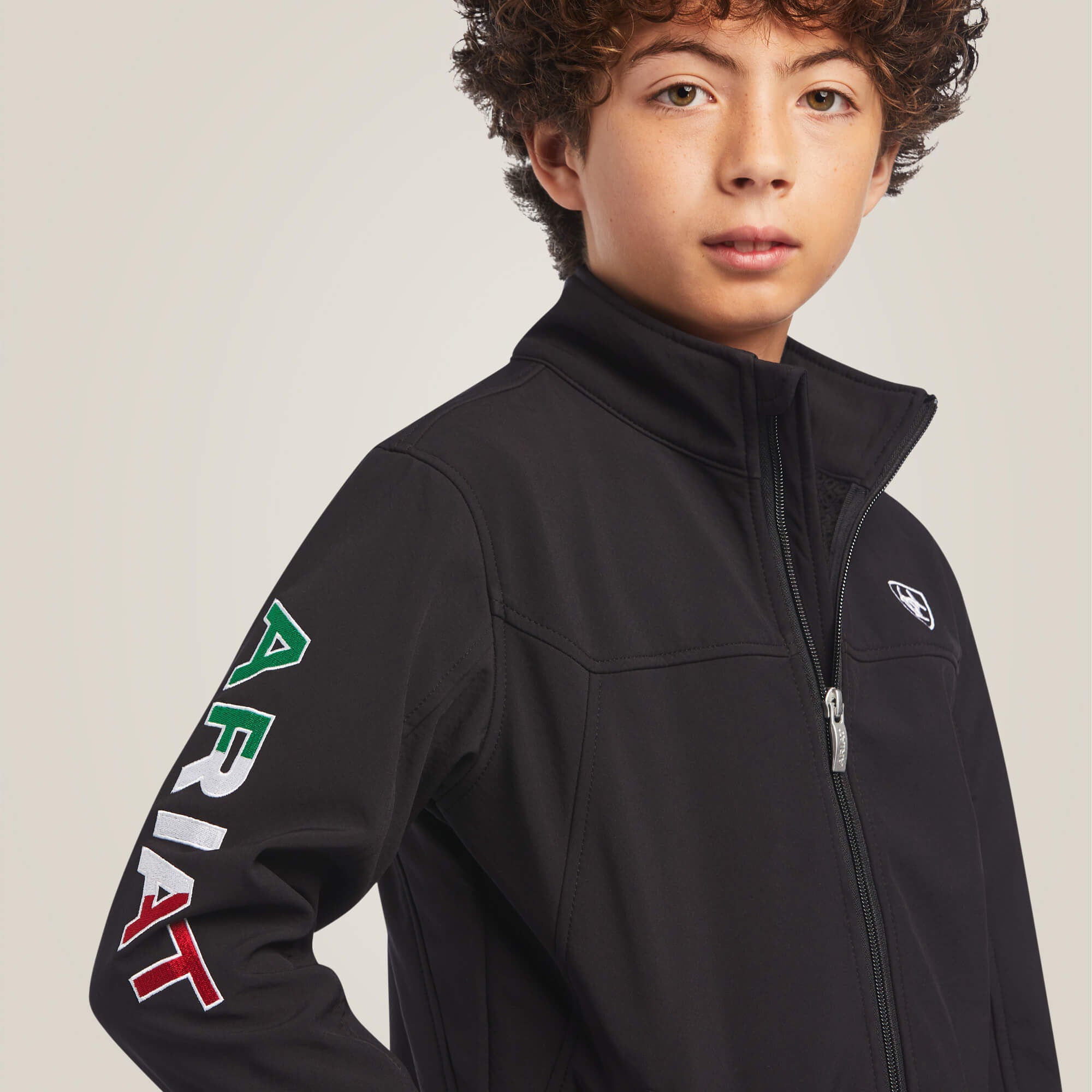 New Team Softshell MEXICO Jacket Kids - BLACK
