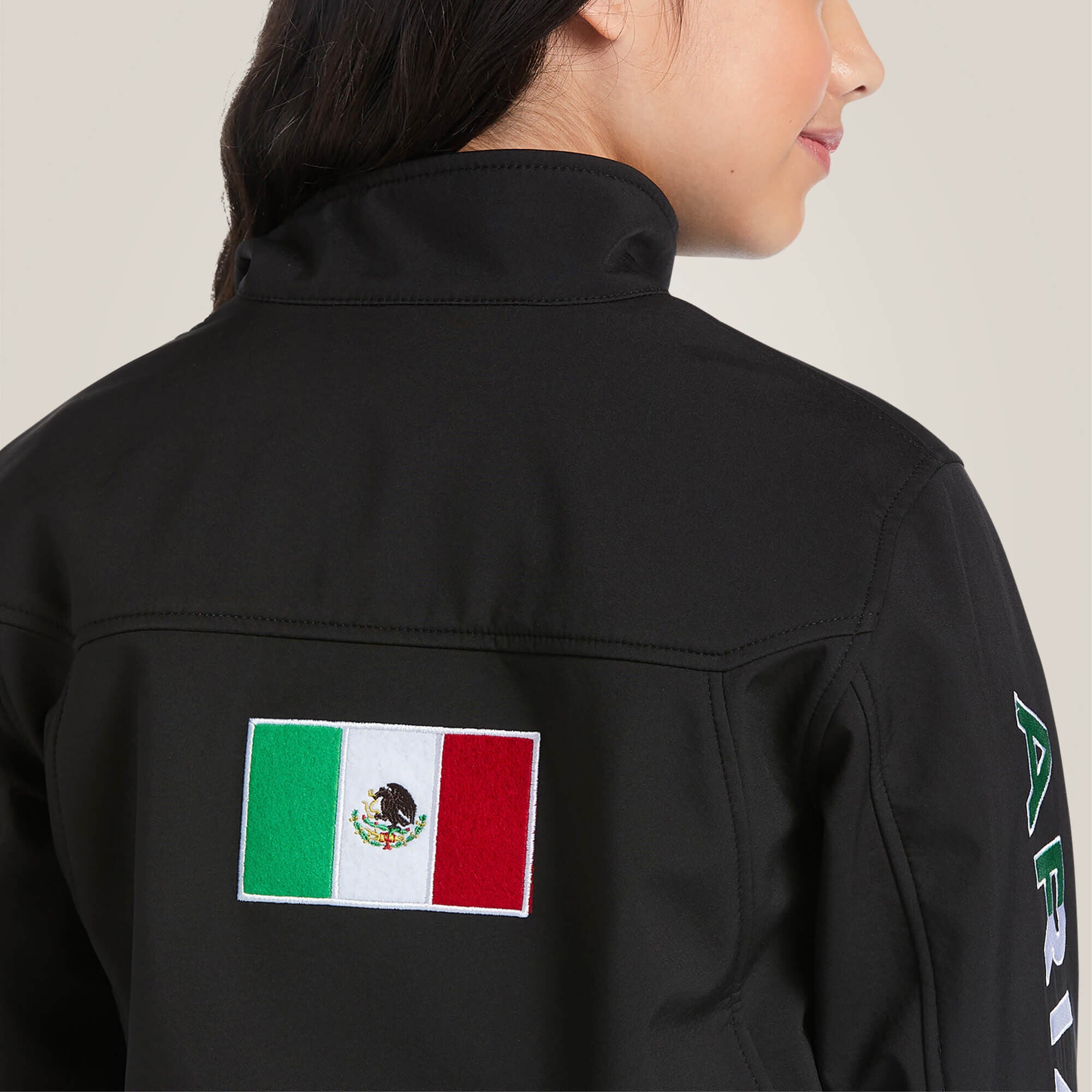 New Team Softshell MEXICO Jacket Kids - BLACK