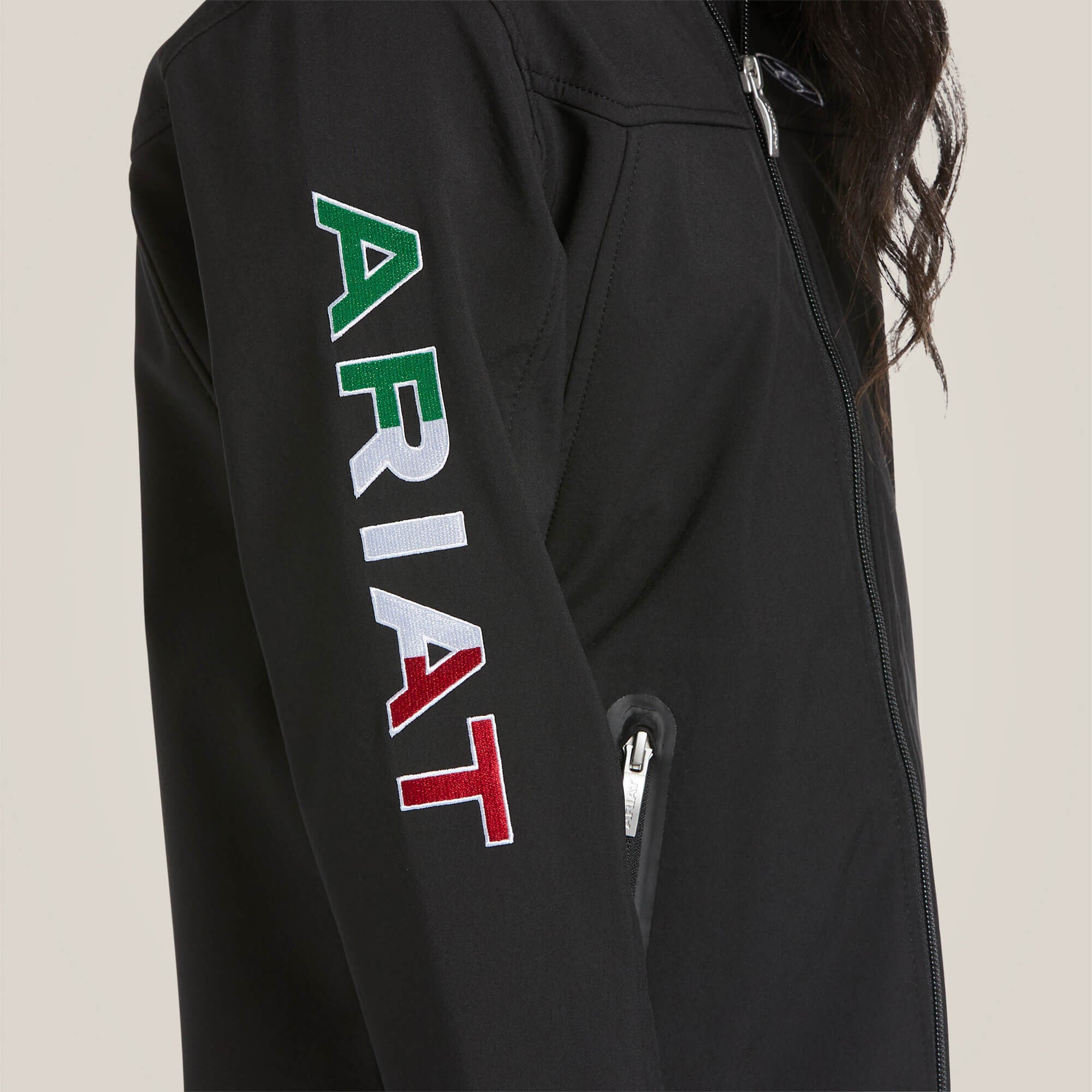 New Team Softshell MEXICO Jacket Kids - BLACK