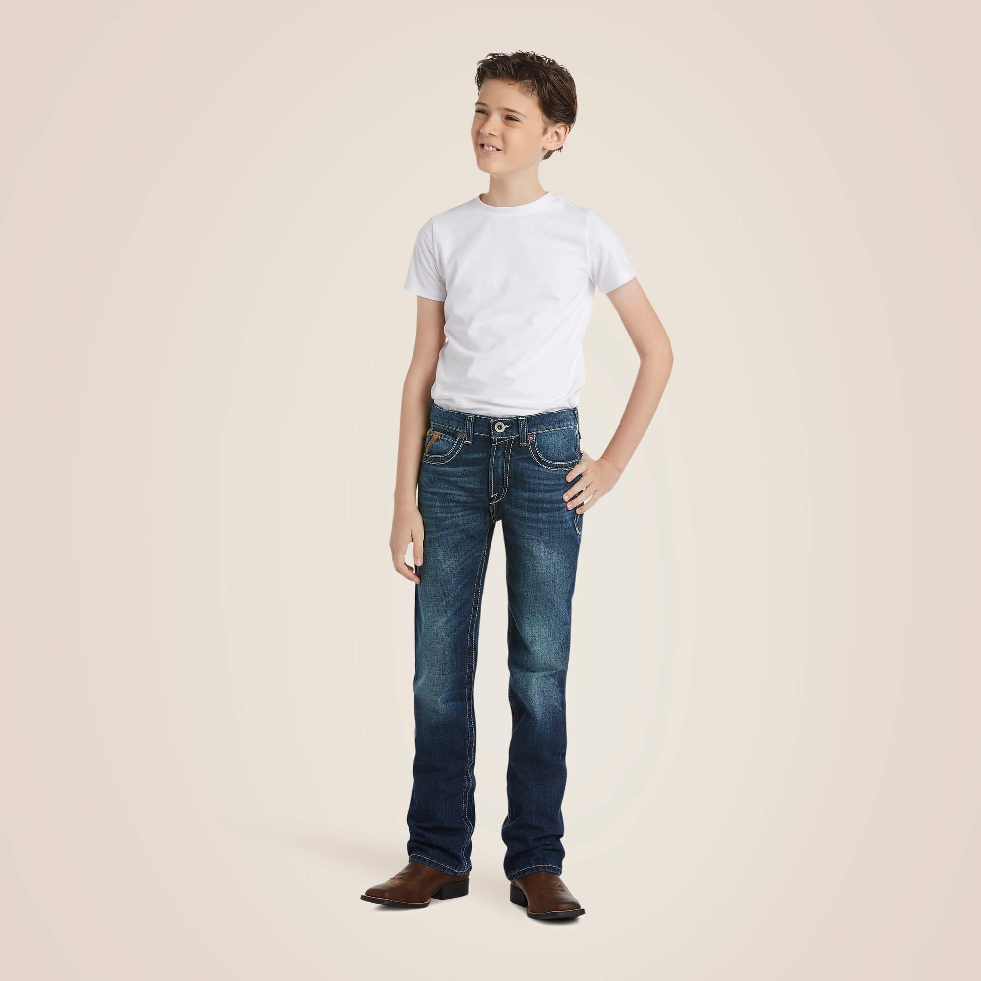 B5 Slim Boundary Stackable Straight Leg Jean Kids - CYCLONE