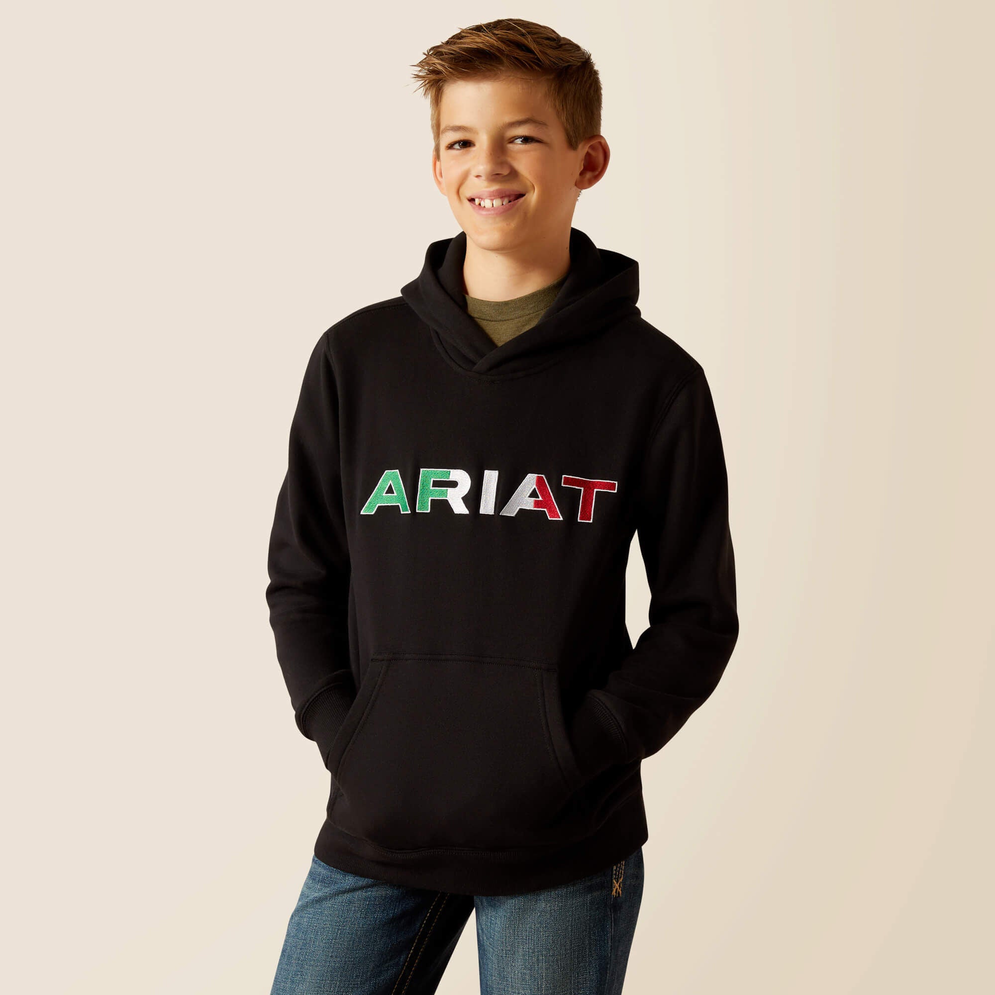 Mexico Hoodie Kids - BLACK