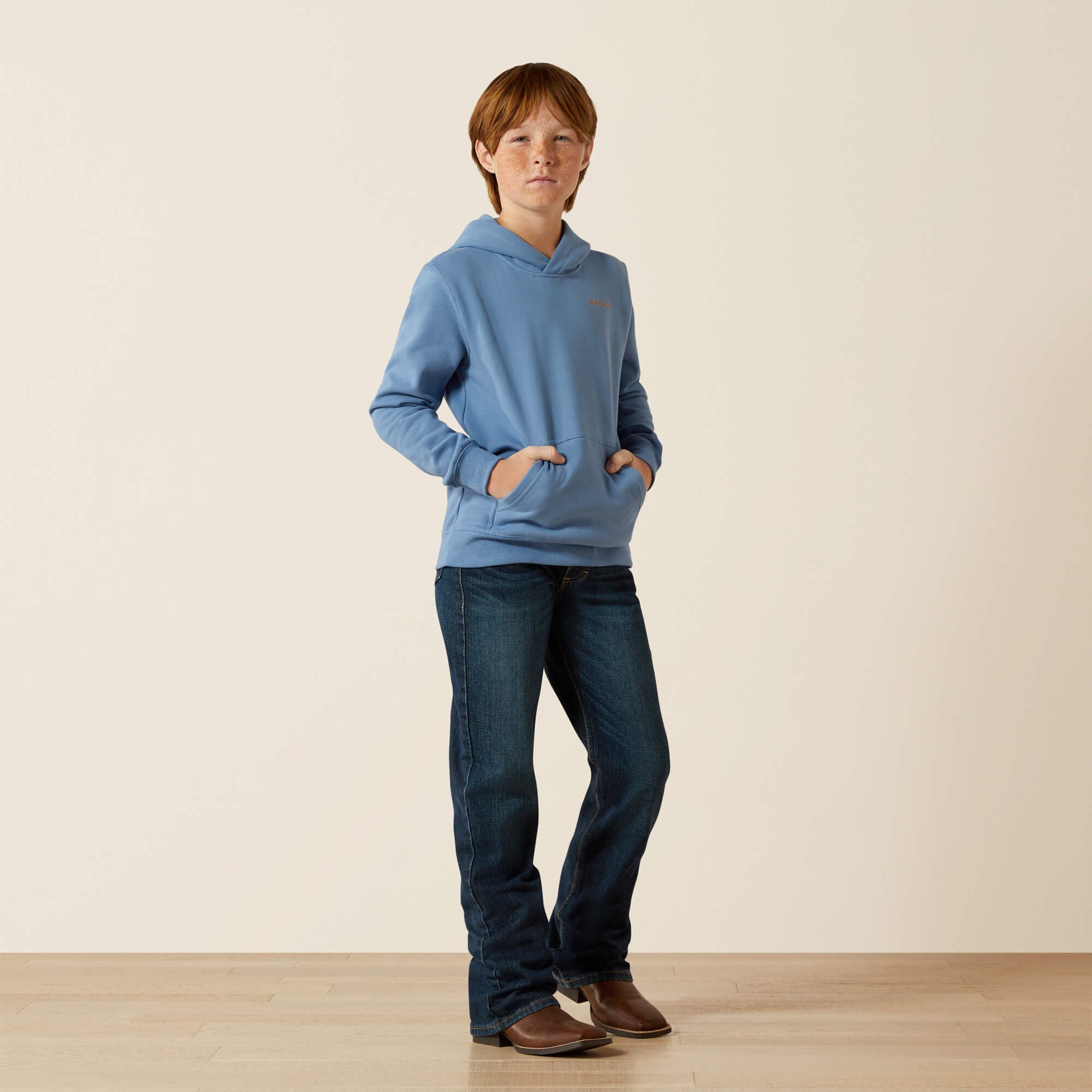 Ariat Sun Valley Circle Hoodie Kids - CORONET BLUE