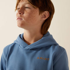 Ariat Sun Valley Circle Hoodie Kids - CORONET BLUE