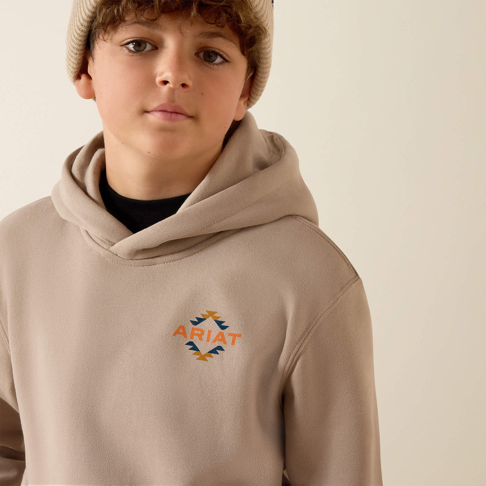 Ariat Tapiz Zapoteco Hoodie Kids - BEIGE