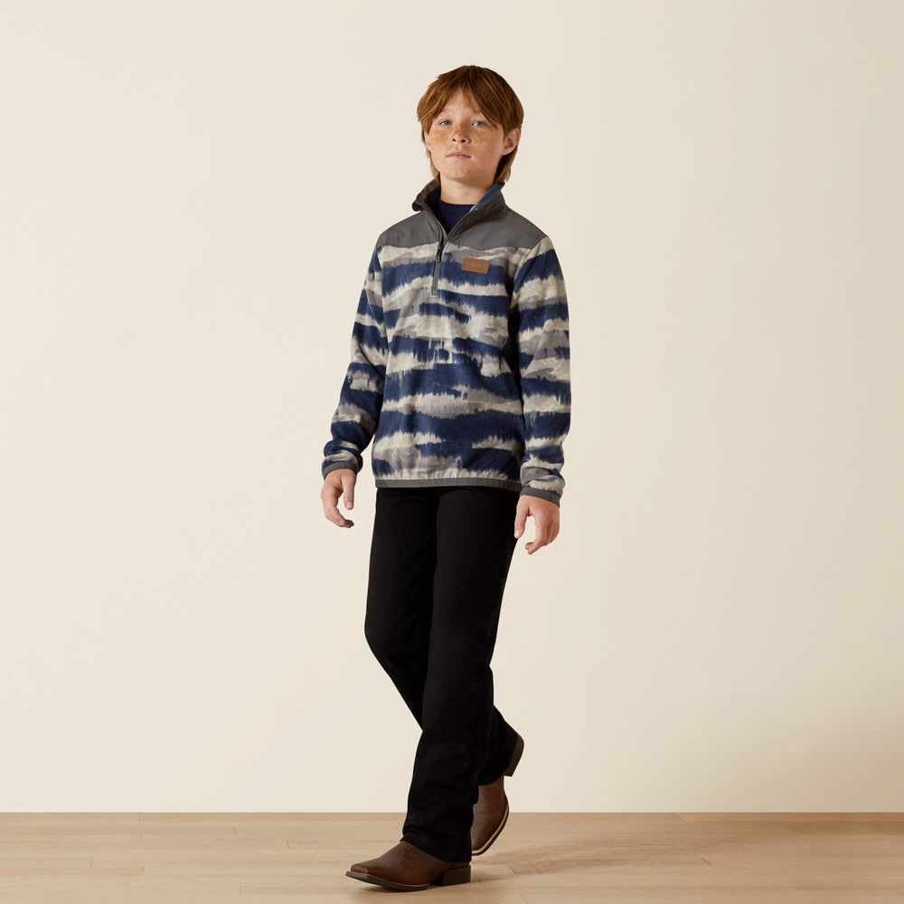 Basis Sweatshirt Kids - DARK DENIM SOUTHWEST