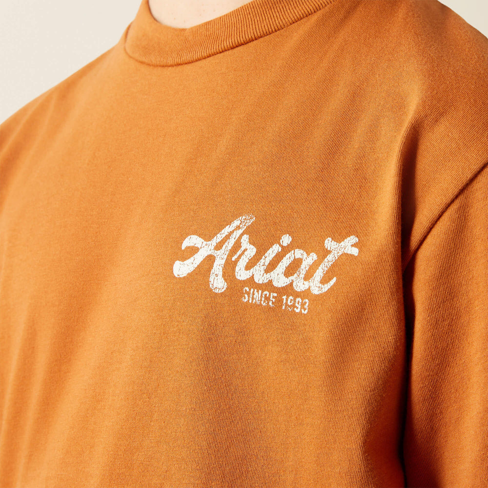 Ariat Coyote Country T-Shirt Kids - ADOBE