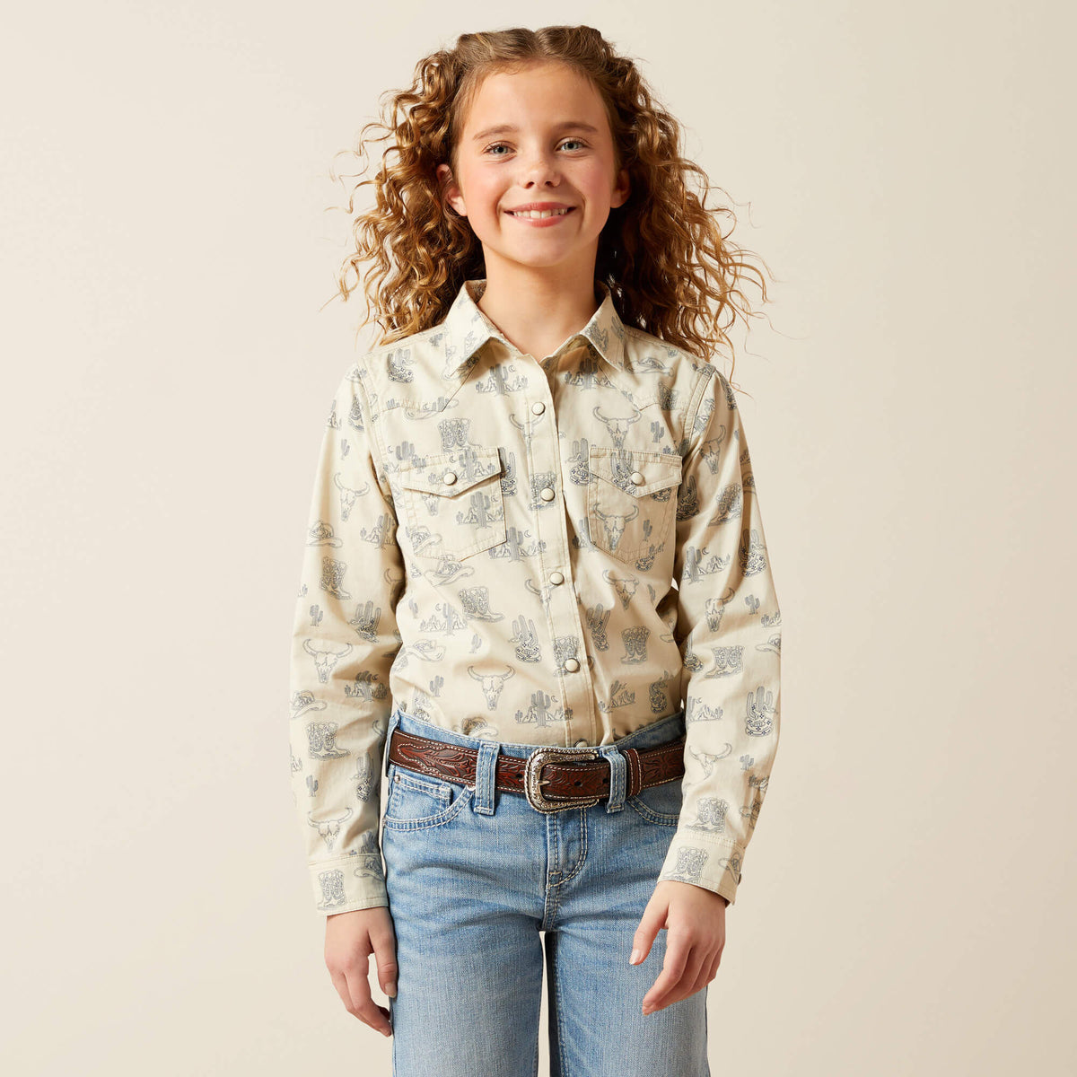 Mila Shirt Kids - DESERTED PRINT