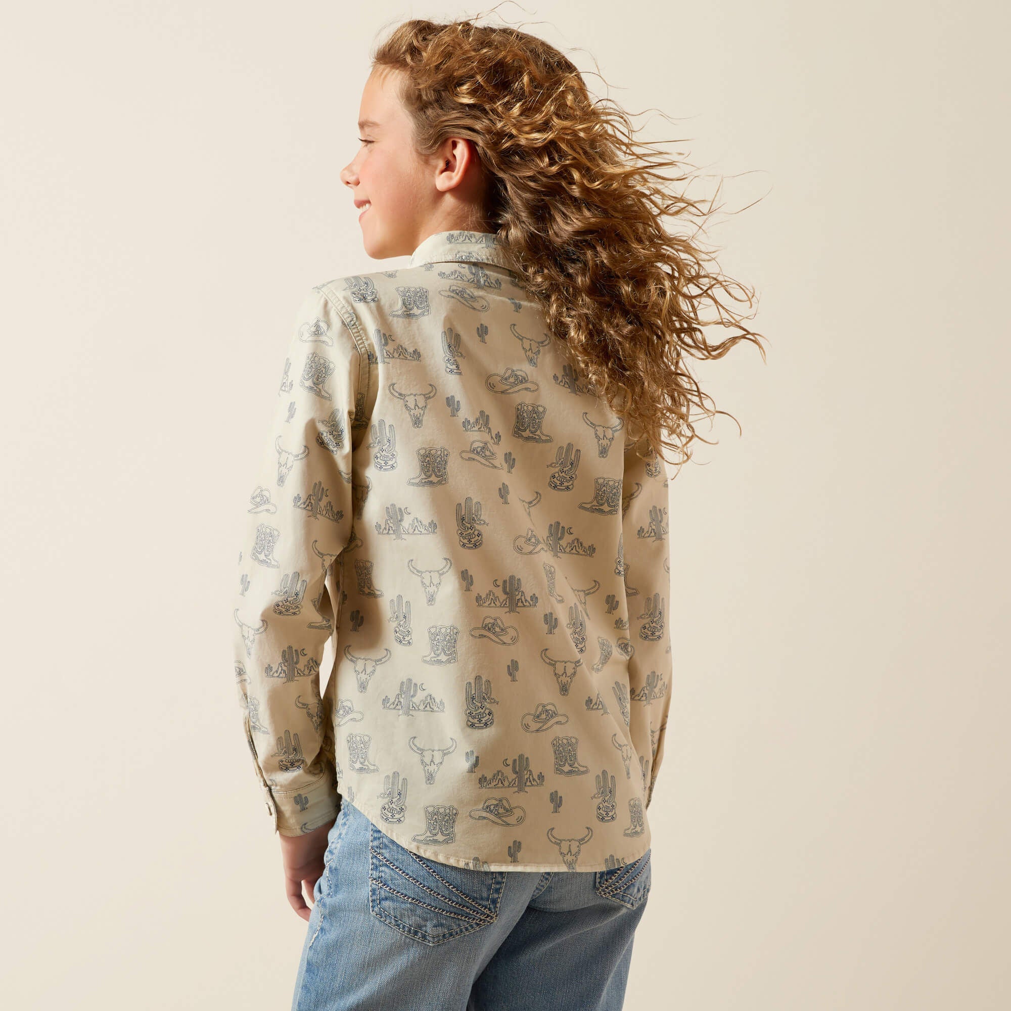 Mila Shirt Kids - DESERTED PRINT