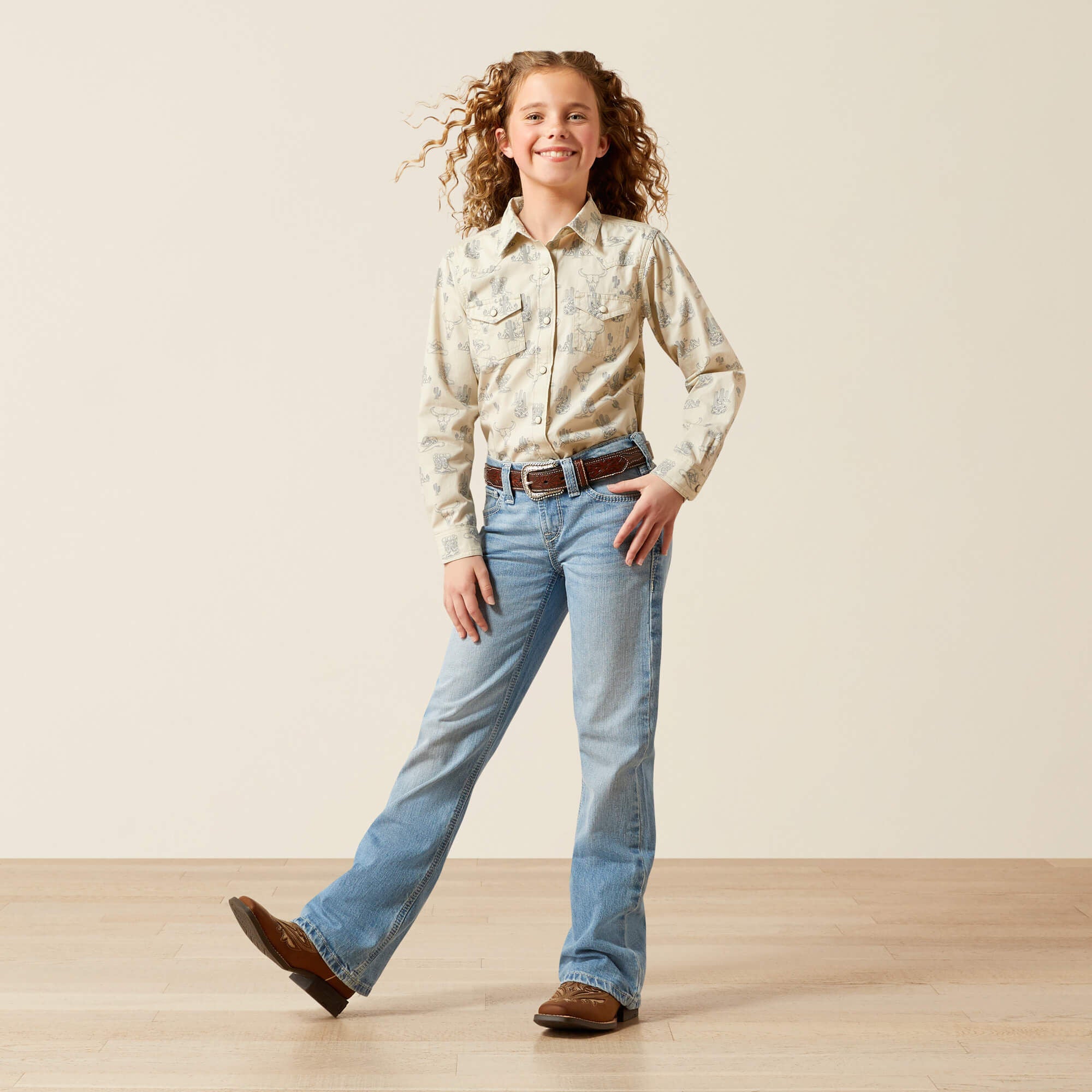Mila Shirt Kids - DESERTED PRINT