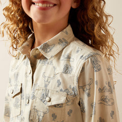 Mila Shirt Kids - DESERTED PRINT