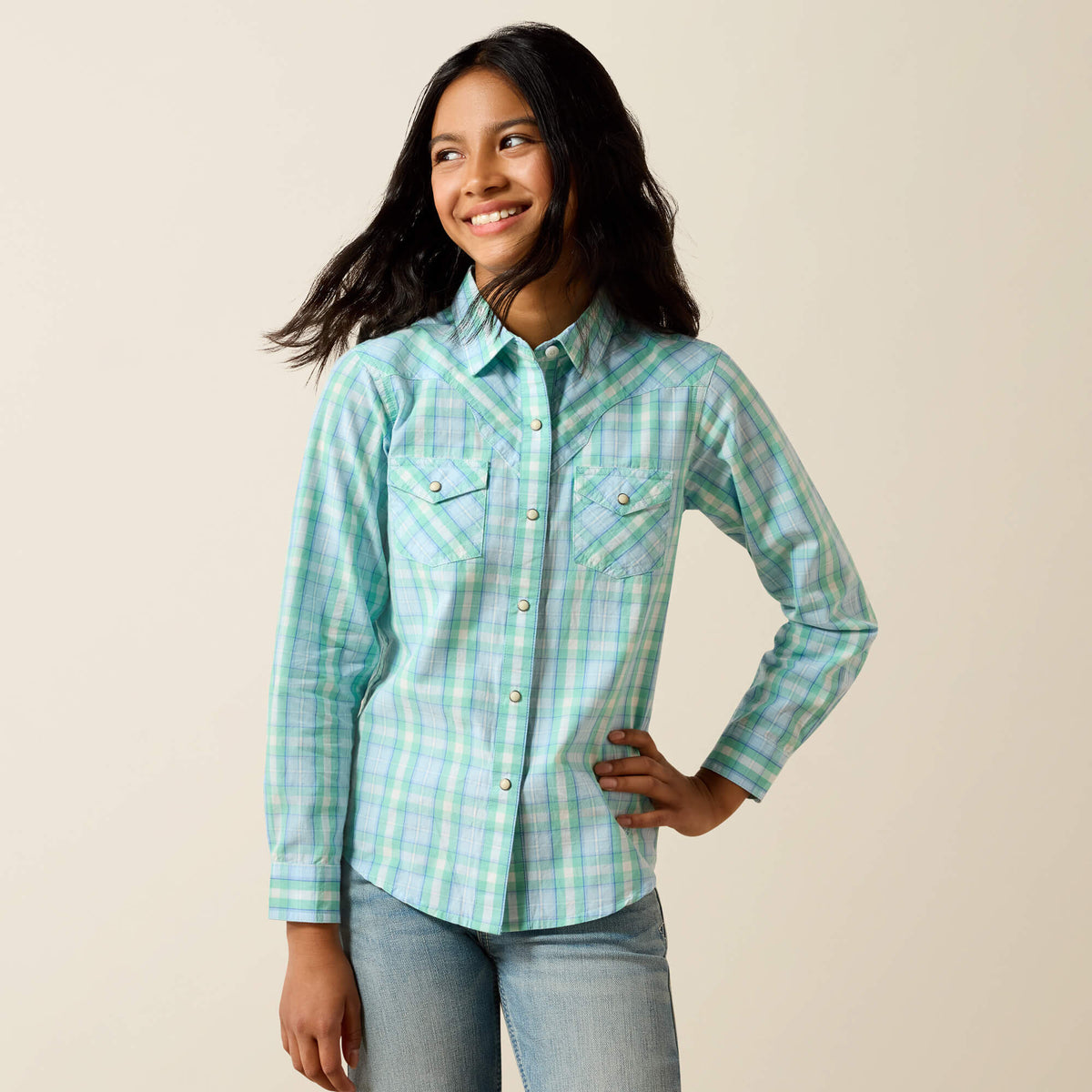 Ashley Shirt Kids - HOLIDAY PLAID