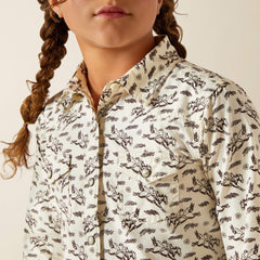 Rodeo Time Shirt Kids - BUCKING HORSE PRINT