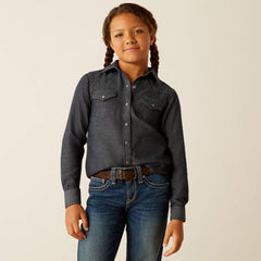 Chambray Shirt Kids - MEDIUM BLUE