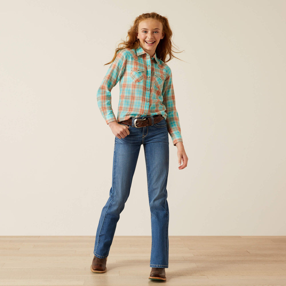 Edan Shirt Kids - BLUE PLAID