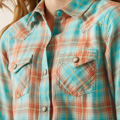Edan Shirt Kids - BLUE PLAID