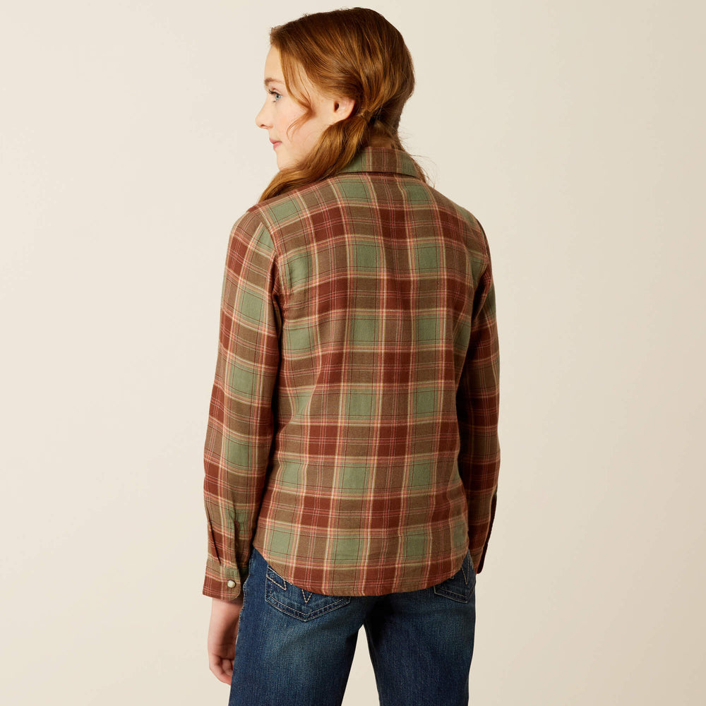 Ava Plaid Shirt Kids - OAKWOOD PLAID