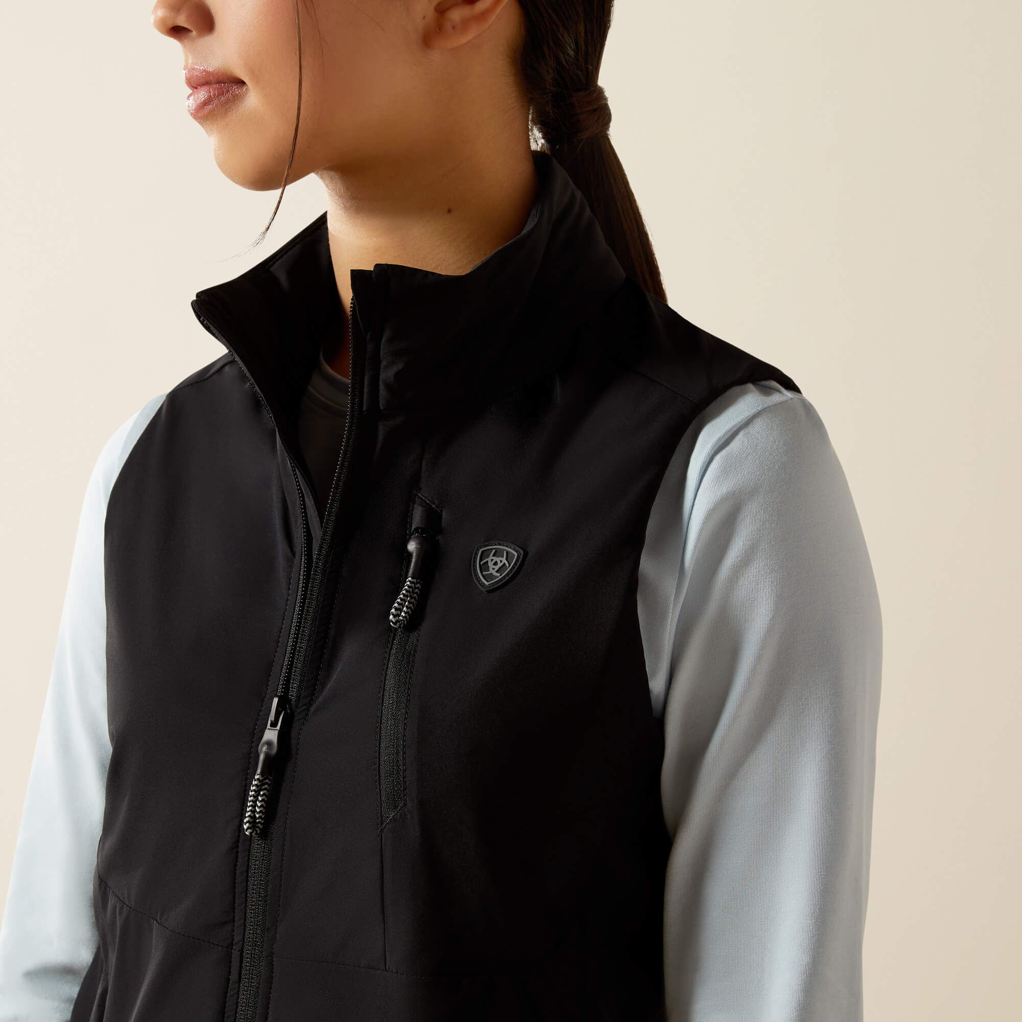 Rion StretchShell Insulated Vest Kids - BLACK
