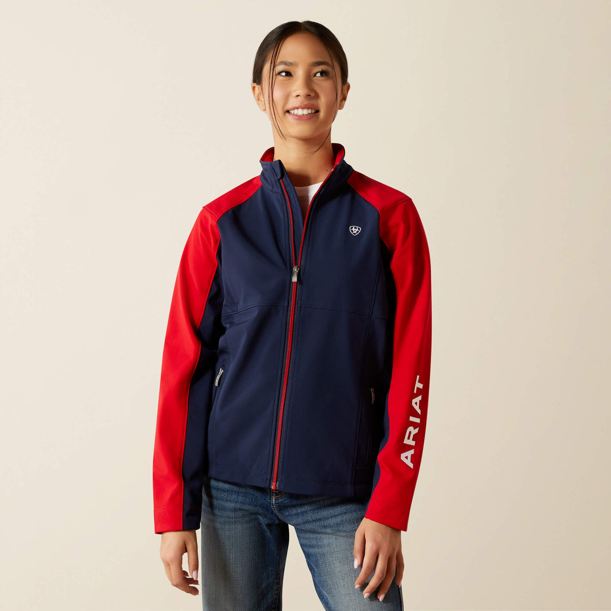 Team EQ Jacket Kids - NAVYT/RED