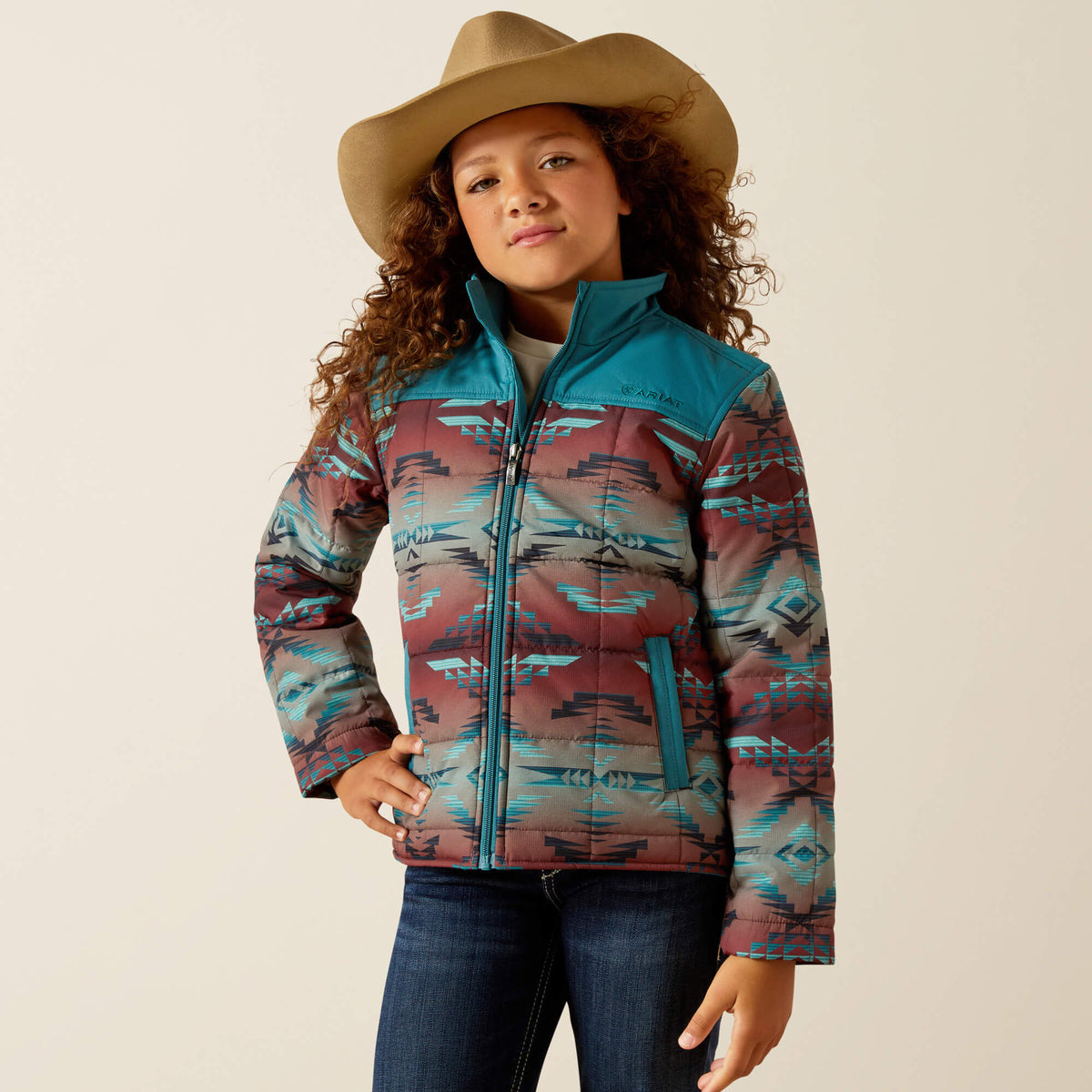 Crius Jacket Kids - INEZ BLANKET/DRAGONFLY