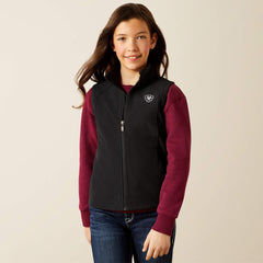 Ariat Logo Softshell Vest Kids - BLACK/SOUTHWEST MINIMAL PRINT
